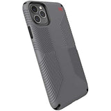 Speck Products Presidio2 Grip Case, Compatible with iPhone 11 PRO Max, Graphite Grey/Cathedral Grey/Black/Blood Red