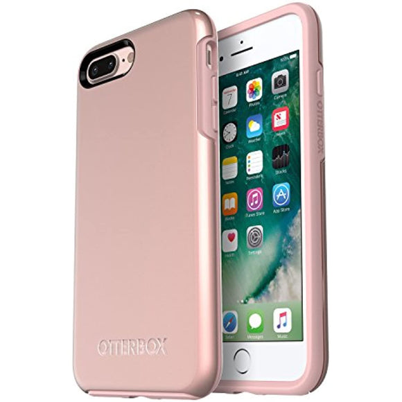 OtterBox SYMMETRY SERIES Case for iPhone 8 PLUS & iPhone 7 PLUS (ONLY) - Retail Packaging - ROSE GOLD (PALE PINK/ROSE GOLD GRAPHIC)
