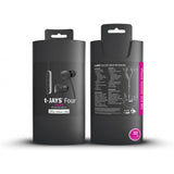 JAYS T00079 Four High Fidelity Earphones with 3-Button Remote for iPhone 4 - Retail Packaging - Black