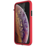 Speck Products Compatible Phone Case for Apple iPhone Xs/iPhone X, Presidio Sport Case, Heartrate Red/Sidewalk Grey/Black (117133-6685)