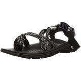 Chaco Women's Zvolv X2 Sandal, dash black, 7