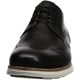 Cole Haan Men's Original Grand Shortwing Oxford Shoe, Black Leather/White, 13 Medium US
