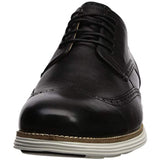 Cole Haan mens Original Grand Wingtip Oxford, Black Leather/White, 14 US
