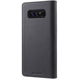 Case-Mate Note 8 Case - WALLET FOLIO - Black - Real Leather - Slim Design for Samsung Galaxy Note 8 - Black