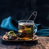 6-Pack Glass Coffee Infusion Mugs with Handle, Clear Glass Teacups Mugs, Coffee Cups Perfect for Cappuccino, Latte, Tea, Espresso, Dishwasher Safe Glass Mugs for WARM OR COLD BEVERAGES ONLY.