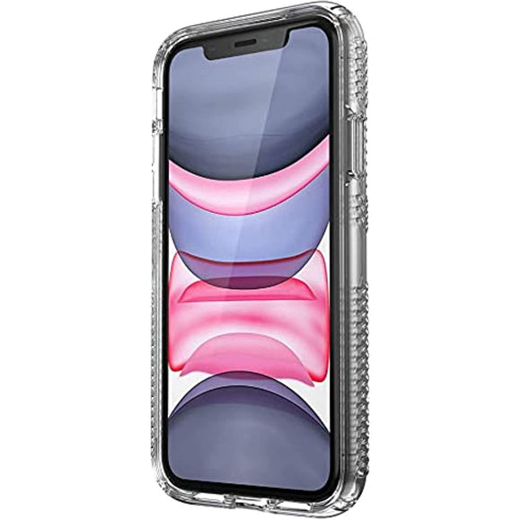 Speck Products Presidio Perfect-Clear with Grip iPhone 11 PRO Case, Clear/Clear (136447-5085)