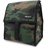 PackIt Freezable Lunch Bag with Zip Closure, Classic Camo