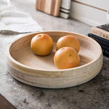 Elegant Wooden Salad Bowl for Mixing and Serving, Acacia Wood Serving Bowl for Fruits or Salads – 10-inch Round