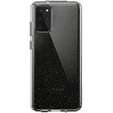 Speck Products Presidio Perfect-Clear Glitter Samsung Galaxy S20+ Case, Clear