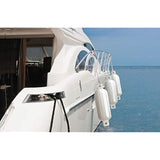 SEACHOICE Twin Eye Ribbed Fender 8-1/2" x 27" 79031 White