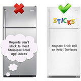 Magnetic Letters and Numbers – 72 Educational Refrigerator Fun Learning Plastic Magnets for Toddlers and Children – Great for Preschool, Classroom, Day Care, and Home – by EduKids