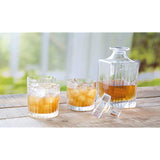 RCR Crystal Glassware Timeless Square Whisky / Wine Decanter, 26oz