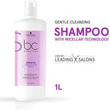 Schwarzkopf Bc Bonacure Keratin Smooth Perfect Shampoo By for Unisex - 33.8 Ounce Shampoo, 33.8 Ounce