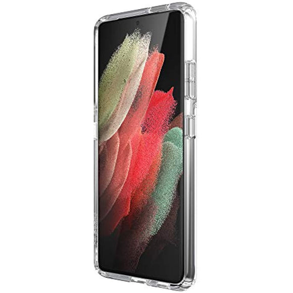 Speck Products Presidio Perfect Clear Samsung Galaxy S21 Ultra 5G Case,