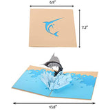 Handmade 3D Pop Up Cards - Marlin Handmade Pop Up Greeting Card for Your Loved Ones, Wedding Anniversary Card for Couple, Valentine Day, Happy Birthday Cards