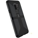 Speck Products Compatible Phone Case for Samsung Galaxy S9 Plus, Candyshell Grip Case, Black/Slate Grey