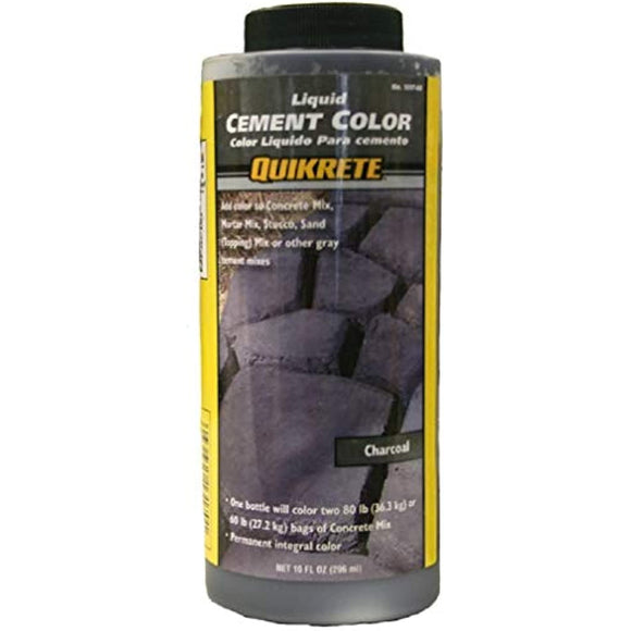 Quikrete 1317-00 Liquid Cement Color, 10oz, Charcoal