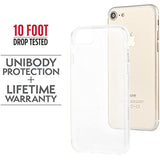 Case-Mate iPhone 8 Case - TOUGH CLEAR - Rugged - 10 ft Drop Protection - Slim Protective Design for Apple iPhone 8 - Clear