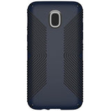 Speck Products Presidio Grip Samsung Galaxy J3 Case (fits Verizon J3 V 3rd Gen, AT&T Express Prime 3; Cricket Amp Prime 3, Sol 3; T-Mobile J3 Star), Eclipse Blue/Carbon Black (112321-6587)