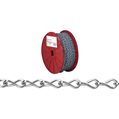 Campbell Tool Chain Single Jack Link #12 Zinc Plated 100' Per Roll