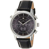 Tommy Hilfiger Men's 1790875 Sport Luxury Stainless Steel Watch with Black Leather Band