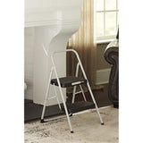 Cosco 2-Step Household Folding Step Stool, Gray