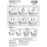 Command Large Utility Hook, White, 3-Hooks, 6-Strips (17003-3ES)