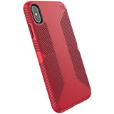 Speck Products Presidio Grip iPhone XS Max Case, Heartrate Red/Vermillion Red, 120199-7778