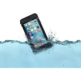 Lifeproof NÜÜD SERIES iPhone 6s Plus ONLY Waterproof Case (5.5" Version) - BLACK + Universal 2.0 Car Adapter (Retail Packing)
