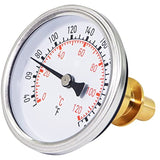 RAVEN R1517-NL in Line Thermometer with Sweat Well RAVEN # LFRAVWHTC