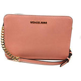 Michael Kors Jet Set Item Large East West Saffiano Leather Cross-body (Pale Pink)