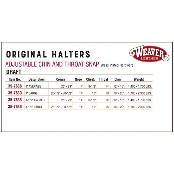 Weaver Leather Original Adjustable Nylon Horse Halter, Suckling, Blue