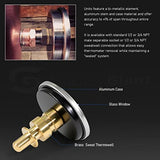 RAVEN R1517-NL in Line Thermometer with Sweat Well RAVEN # LFRAVWHTC