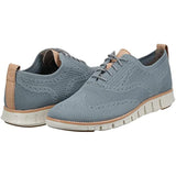 Cole Haan Men's Zerogrand Stitchlite Wingtip Oxford, Ironstone/Ivory, 11