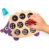 Play Brainy™ Fun, Kid-Friendly and Math Educational- Easy Number Game-Toddler Puzzle- 3D Baby Animal Hedgehog Puzzle- STEM Montessori Learning Toy- Ideal for Baby, Toddler, and Kids.
