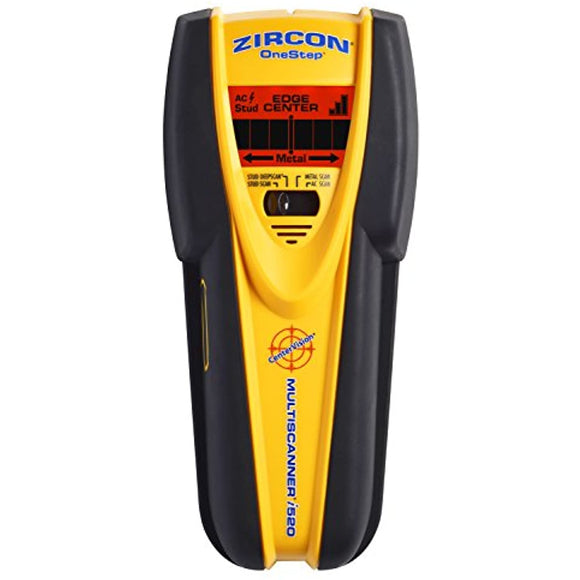 Zircon MultiScanner i520 Center-Finding Stud Finder with Metal and AC Electrical Scanning