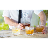 RCR Crystal Glassware Timeless Square Whisky / Wine Decanter, 26oz