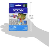 Brother LC51C Cyan -Ink -Cartridge - Retail Packaging