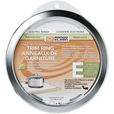 RANGE KLEEN R6-U Chrome Range Trim Ring/Blue Label (6")