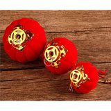 TA BEST Red Lantern 16 Pcs Lucky Hanging Lanterns Decoration New Year Wedding Party Hang Mini Lanterns for Chinese Spring Festival Celebration(2.36"x2.16")