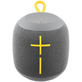 UE WONDERBOOM Super Portable Waterproof Bluetooth Speaker (Stone Grey) (Renewed)