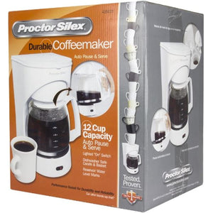 Proctor Silex 43501 12-Cup White Coffeemaker