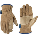 Wells Lamont Men's Heavy Duty Leather Ranching & Fencer Gloves | Durable, Abrasion & Water-Resistant HydraHyde, X-Large (1019XL)