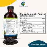 Amazing Herbs Premium Black Seed Oil - Cold Pressed Nigella Sativa Aids in