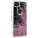 Case-Mate - Google Pixel 2 Case - Waterfall - Liquid Glitter Case - Protective Design for Pixel 2 - Rose Gold