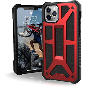 UAG Designed for iPhone 11 Pro [5.8-inch Screen] Monarch Feather-Light Rugged [Crimson] Military Drop Tested iPhone Case