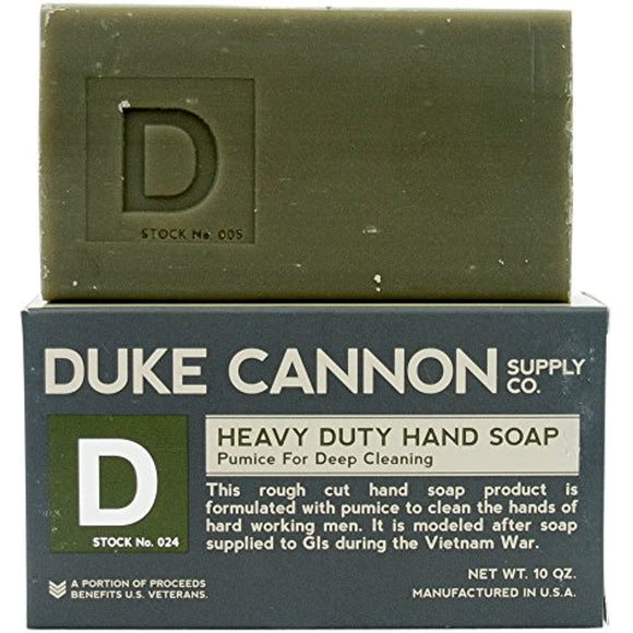 Duke Cannon Supply Co. Heavy Duty Hand Soap, 10 Ounce, Pumice For Deep Cleaning