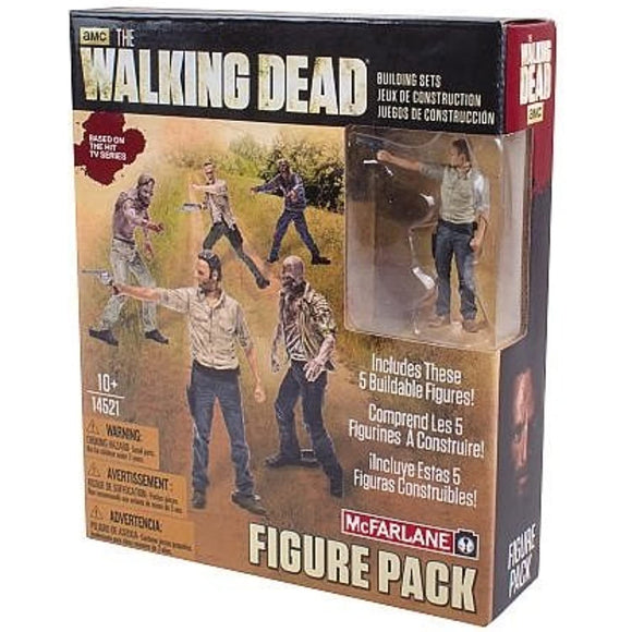 McFarlane Toys Building Sets- The Walking Dead TV Figure Pack 1