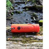 UST Trekker Stormproof Lighter with Lightweight, Rugged Construction, Turbo Flame and Fuel Level Window for Camping, Backpacking, Hiking and Outdoor Survival