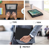 Logitech iPad Slim Folio: Case with Wireless Keyboard with Bluetooth (Black) - iPad 5th generation (2018 release)